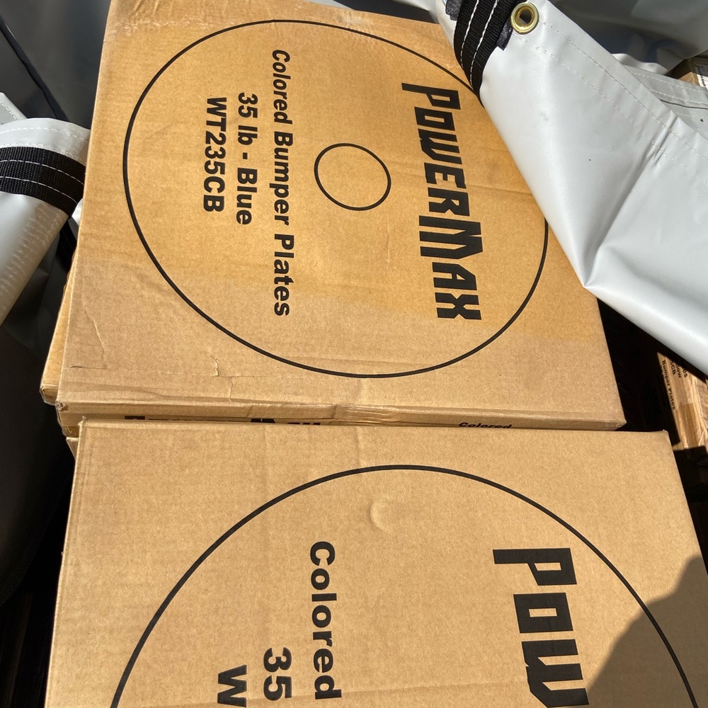 Blue Bumper Plates - 35 lb